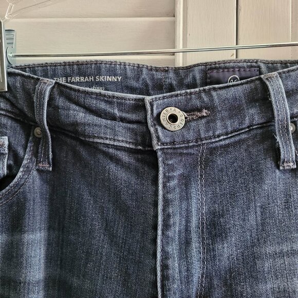 AG Adriano Goldschmied Jeans Womens 28R The Farrah Skinny High Rise Medium Wash - Picture 4 of 7